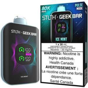 STLTH x Geek Bar 80K Disposable Vape: Ice Mint (30mL)