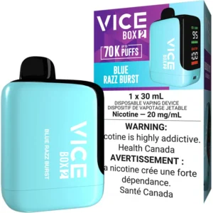 Vice Box 2 Disposable Vape: Blue Razz Burst (30mL)