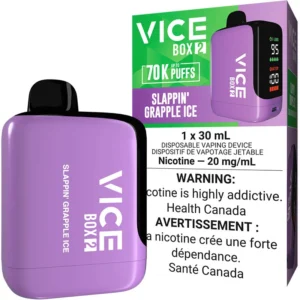 Vice Box 2 Disposable Vape: Slappin' Grapple Ice (30mL)