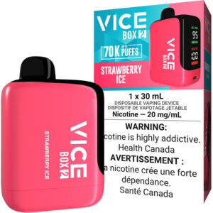 Vice Box 2 Disposable Vape: Strawberry Ice (30mL)