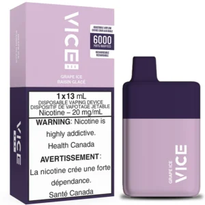 Vice Box Disposable Vape: Grape Ice (1pk)